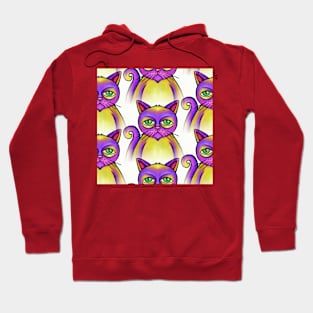 Purple Cats Hoodie